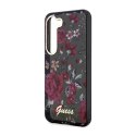 Guess Flower Collection - Case for Samsung Galaxy S23+ (Khaki)