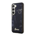 Guess Golden Marble Collection - Case for Samsung Galaxy S23 (Black)