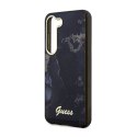 Guess Golden Marble Collection - Case for Samsung Galaxy S23+ (Black)