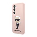 Karl Lagerfeld Silicone NFT Ikonik - Case for Samsung Galaxy S23+ (Pink)