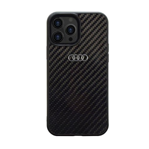 Audi Carbon Fiber - Case for iPhone 14 Pro (Black)