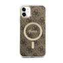 Guess 4G MagSafe - Case for iPhone 11 (Brown)