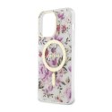 Guess Flower MagSafe - Case for iPhone 14 Pro Max (Transparent)