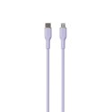 PURO ICON Soft Cable - USB-C to Lightning cable MFi 1.5 m (Tech Lavender)