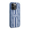 Guess 4G Printed Stripes MagSafe - Case for iPhone 14 Pro Max (Blue)