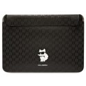 Karl Lagerfeld NFT Saffiano Monogram Ikonik Choupette Sleeve - 14" Notebook Case (Black)