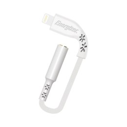 Energizer HardCase - Lightning to 3.5 mm jack audio adapter MFi-certified 11 cm ROW (White)