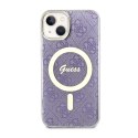 Guess 4G MagSafe - Case for iPhone 14 (Purple)