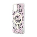 Guess Flower MagSafe - Case for iPhone 11 (Pink)