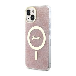 Guess 4G MagSafe - Case for iPhone 14 (Pink)