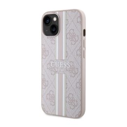 Guess 4G Printed Stripes MagSafe - Case for iPhone 14 (Pink)