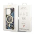 Guess Leopard MagSafe - Case for iPhone 14 Pro Max (Blue)