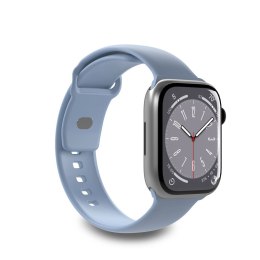 PURO ICON - Elastic strap for Apple Watch 42/44/45/49 mm (S/M & M/L) (Powder Blue)
