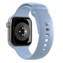 PURO ICON - Elastic strap for Apple Watch 42/44/45/49 mm (S/M & M/L) (Powder Blue)