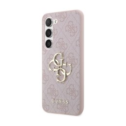 Guess 4G Big Metal Logo - Case for Samsung Galaxy S24 (pink)
