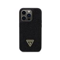 Guess Rhinestone Triangle - Case for iPhone 14 Pro (Black)