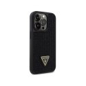 Guess Rhinestone Triangle - Case for iPhone 14 Pro (Black)