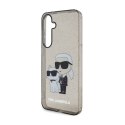 Karl Lagerfeld IML Glitter Karl & Choupette - Case for Samsung Galaxy S24 (black)