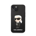 Karl Lagerfeld Silicone Ikonik MagSafe - Case for iPhone 15 / 14 / 13 (black)