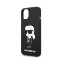 Karl Lagerfeld Silicone Ikonik MagSafe - Case for iPhone 15 / 14 / 13 (black)