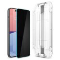 Spigen GLAS.TR EZ FIT Privacy - Tempered glass with privacy filter for iPhone 15 Pro