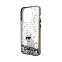 Karl Lagerfeld Liquid Glitter Choupette - Case for iPhone 14 Pro Max (Transparent)