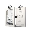 Karl Lagerfeld Liquid Glitter Choupette - Case for iPhone 14 Pro Max (Transparent)