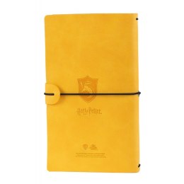 Harry Potter - Hufflepuff leather travel notebook 12x19.6cm (Yellow)