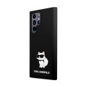 Karl Lagerfeld Silicone Choupette - Case for Samsung Galaxy S24 Ultra (Black)