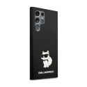 Karl Lagerfeld Silicone Choupette - Case for Samsung Galaxy S24 Ultra (Black)