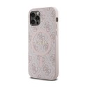 Guess 4G Collection Leather Metal Logo MagSafe - Case for iPhone 12 / iPhone 12 Pro (Pink)