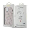 Guess 4G Collection Leather Metal Logo MagSafe - Case for iPhone 12 / iPhone 12 Pro (Pink)