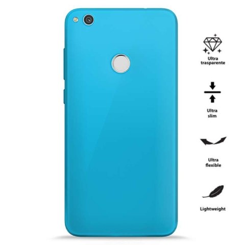 PURO 0.3 Nude - Case Huawei P8 Lite (2017) / Honor 8 Lite (Fluo Blue)