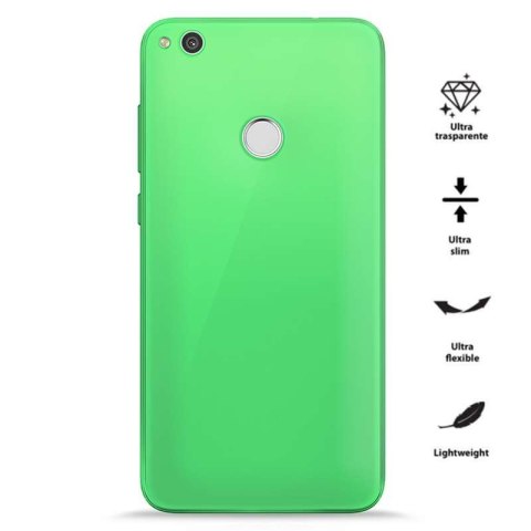 PURO 0.3 Nude - Case Huawei P8 Lite (2017) / Honor 8 Lite (Fluo Green)