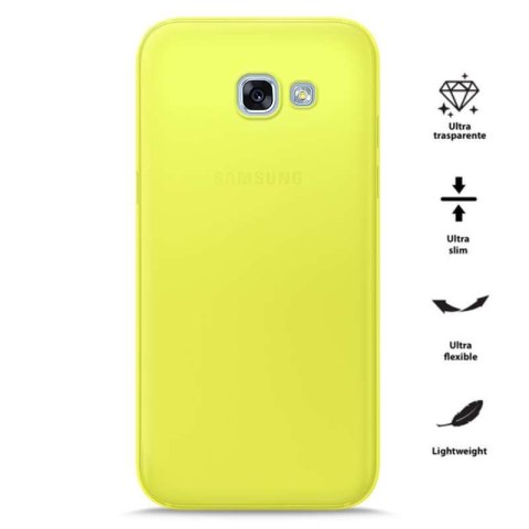 PURO 0.3 Nude - Case for Samsung Galaxy A3 (2017) (Fluo Yellow)