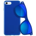 PURO Sunny Kit - Case set for iPhone SE (2022/2020) / 8/7 + foldable sunglasses (blue)