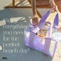 Case-Mate Soap Bubble Beach Tote with Phone Pouch - Shoulder beach bag with smartphone pocket (Iridescent)