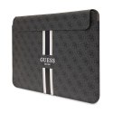 Guess 4G Printed Stripes Computer Sleeve - 14" Notebook Case (Black)