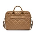 Guess Quilted 4G Computer Bag - Laptop bag 15" / 16" (brown)