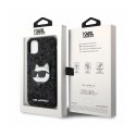 Karl Lagerfeld NFT Glitter Choupette Patch - Case for iPhone 11 (Black)