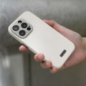 Moshi Napa MagSafe - Leather case for iPhone 15 Pro (Eggnog White)