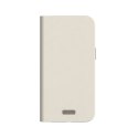 Moshi Overture MagSafe - Leather 3-in-1 case with flip cover for iPhone 15 Pro Max (Eggnog White)