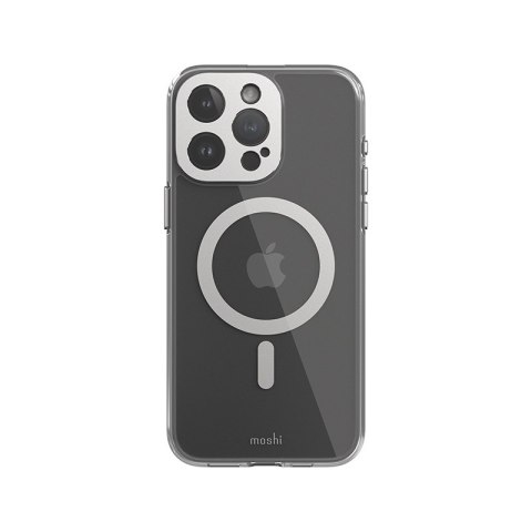 Moshi iGlaze MagSafe - Case for iPhone 15 Pro Max (Luna Silver)
