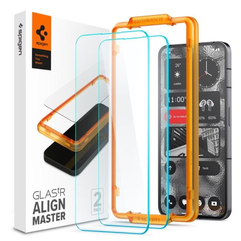 Spigen Alm Glas.TR 2-Pack - Tempered Glass for Nothing Phone 2 (Transparent)