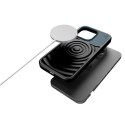 STM Reawaken Ripple MagSafe - Anti-stress case for iPhone 15 Pro (Black / Atlantic)