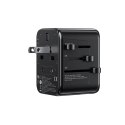 WEKOME WP-U03 Pop Digital Series - EU / UK / US / AU Charger / Travel Adapter + 3x USB-C & 2x USB-A 30W (Black)