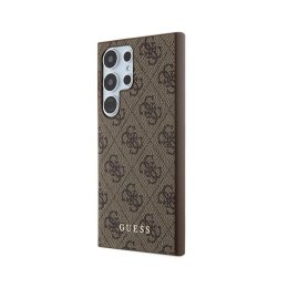 Guess 4G Metal Gold Logo - Case for Samsung Galaxy S24 Ultra (brown)