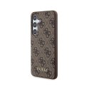 Guess 4G Metal Gold Logo - Case for Samsung Galaxy S24 (brown)