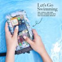 Rifle Paper Waterproof Floating Pouch - Waterproof case for smartphones up to 6.7" (Garden Party Blue)