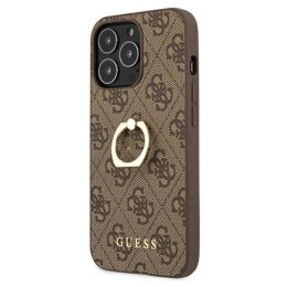 Guess 4G Ring Case - Case for iPhone 13 Pro (Brown)